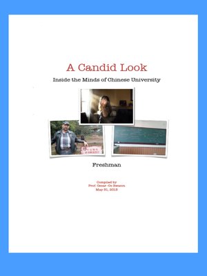 cover image of A Candid Look Inside the Minds of Chinese University Freshmen